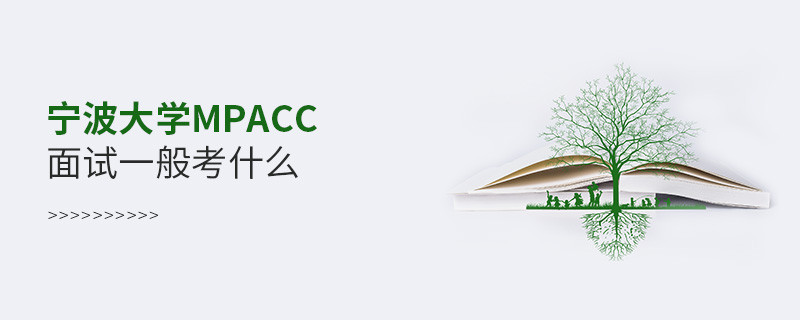 寧波大學(xué)MPAcc面試一般考什么？