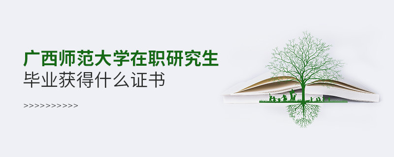 在職考研選擇廣西師范大學可以獲得什么證書？