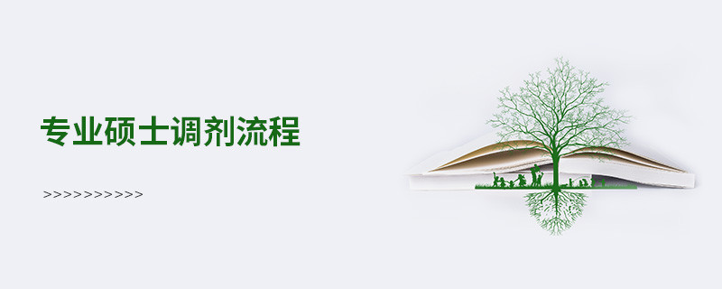 專業(yè)碩士調(diào)劑流程