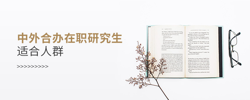 中外合辦在職研究生適合人群
