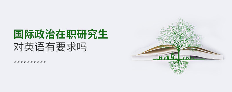 國際政治在職研究生對英語有要求嗎？