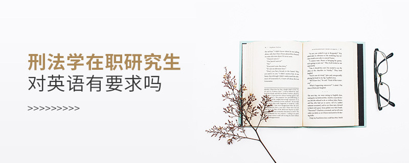 刑法學在職研究生對英語水平有要求嗎？