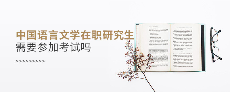 中国语言文学在职研究生需要参加考试吗?