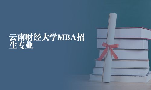 云南財(cái)經(jīng)大學(xué)MBA招生專業(yè)