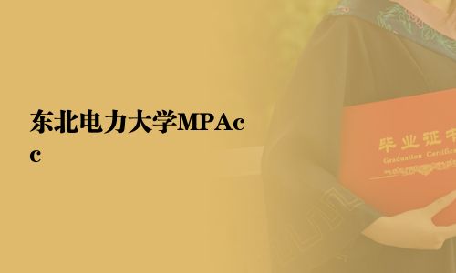 東北電力大學MPAcc