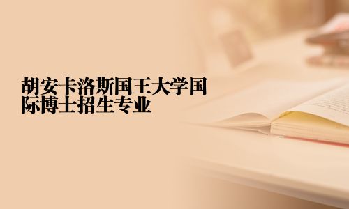 胡安卡洛斯國王大學(xué)國際博士招生專業(yè)