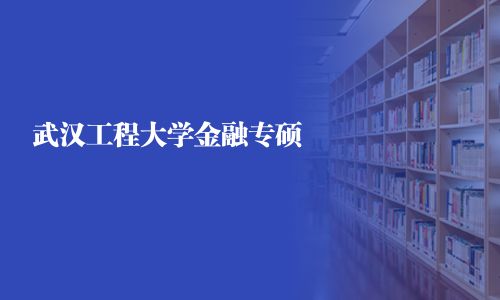 武漢工程大學金融專碩