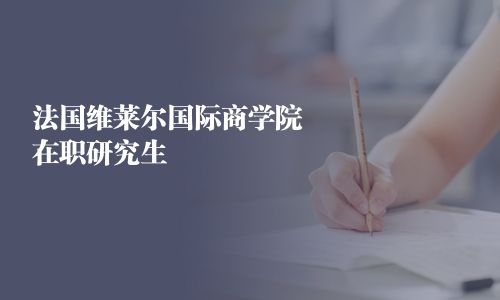 法國維萊爾國際商學院在職研究生