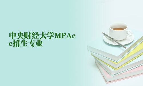 中央財經大學MPAcc招生專業